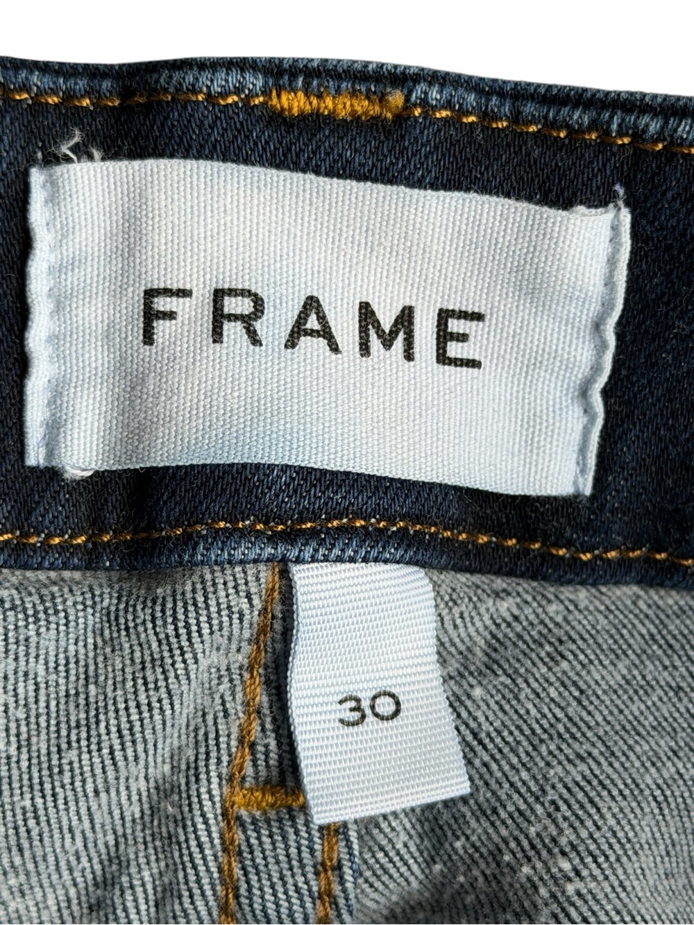 FRAME Denim Le Mini Boot Mid-Rise Blue Denim Women's Jeans Sz 30 - Picture 7 of 9
